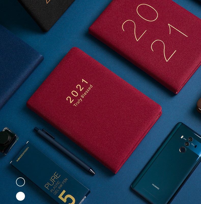 365 Days Daily Monthly Planner Notebook School Office Agenda Planner Organizer Notebook Stationery Plan Book