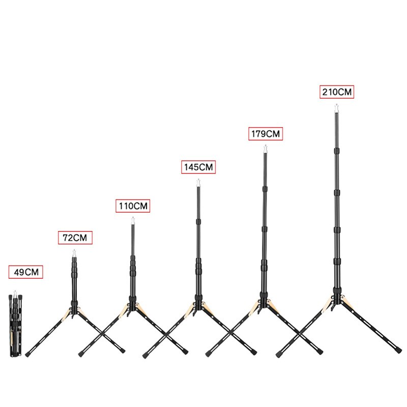 Tragbare 2,1 M Erweiterbar Stativ für LED Ring Licht Softbox Faltbare LED Video Licht Stehen Stativ Einbeinstativ für Wohnzimmer Rundfunk