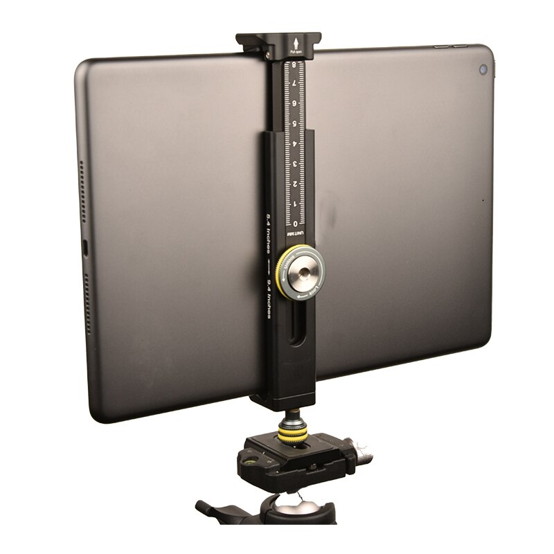 V2 Aluminum Universal Tablet Tripod Mount Lifting Tablet Base/Bracket for iPad Surface Pro