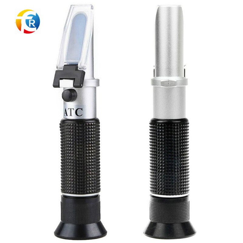 Portable Handheld Milk Refractometer 0-20% Soy Milk Meter Refractometer For Detection Concentration 0~20% Brix Built In ATC