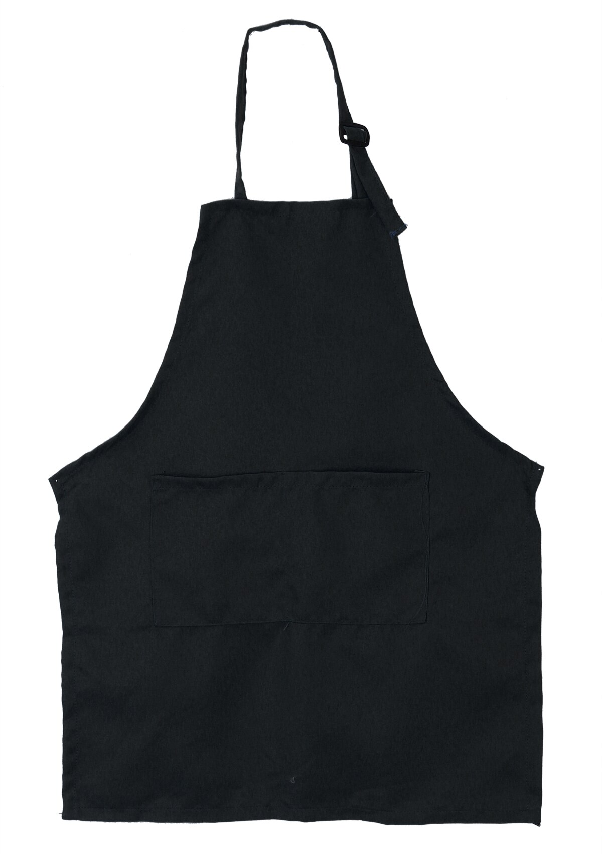 delantal infantil pintura infantil Pichi de bebé Color sólido cocina niño limpio Babero con bolsillos delantales 51cm x 49cm: Black