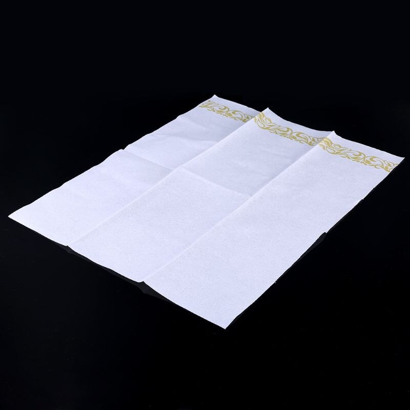 Toallas desechables para manos y baño, servilletas decorativas de papel de lino suave y absorbente para invitados de cocina