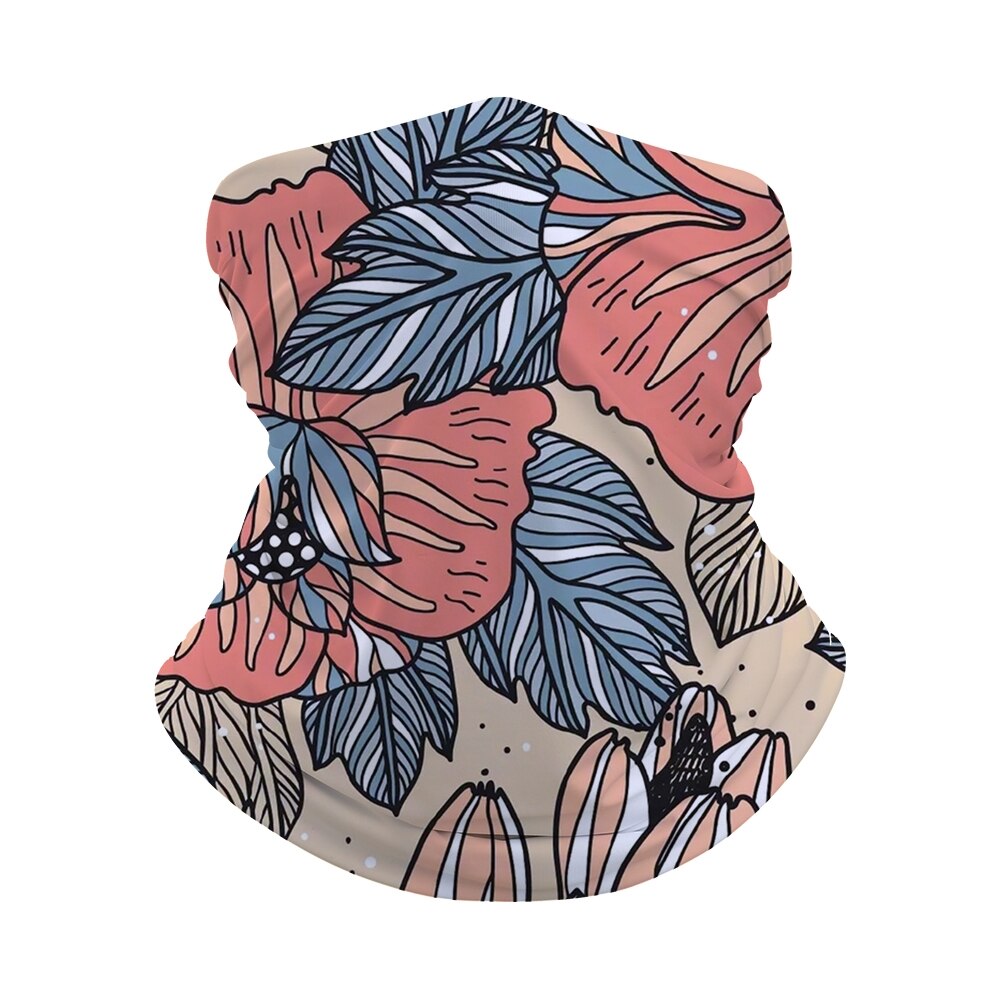 Pétales de fleurs Polyester enfants Tube Bandana sans couture guêtre Tube de motard Bandana écharpe bonnet bonnet cagoule chapeaux: G