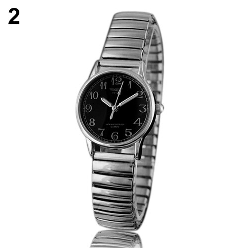 Reloj de pulsera analógico de cuarzo para hombre o mujer, cronógrafo de aleación elástica, de , 1 ud.
