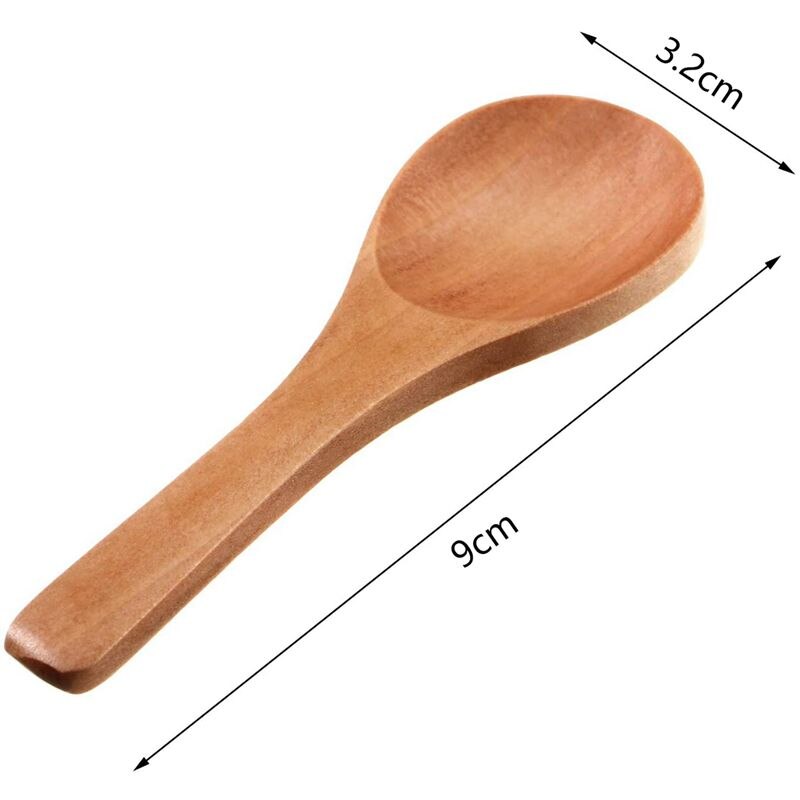 1 Set Keuken Gebruiksvoorwerp Set, Houten Kookgerei Set & 30Pcs Kleine Houten Lepel Proeverij Lepel Specerijen Zout Lepels