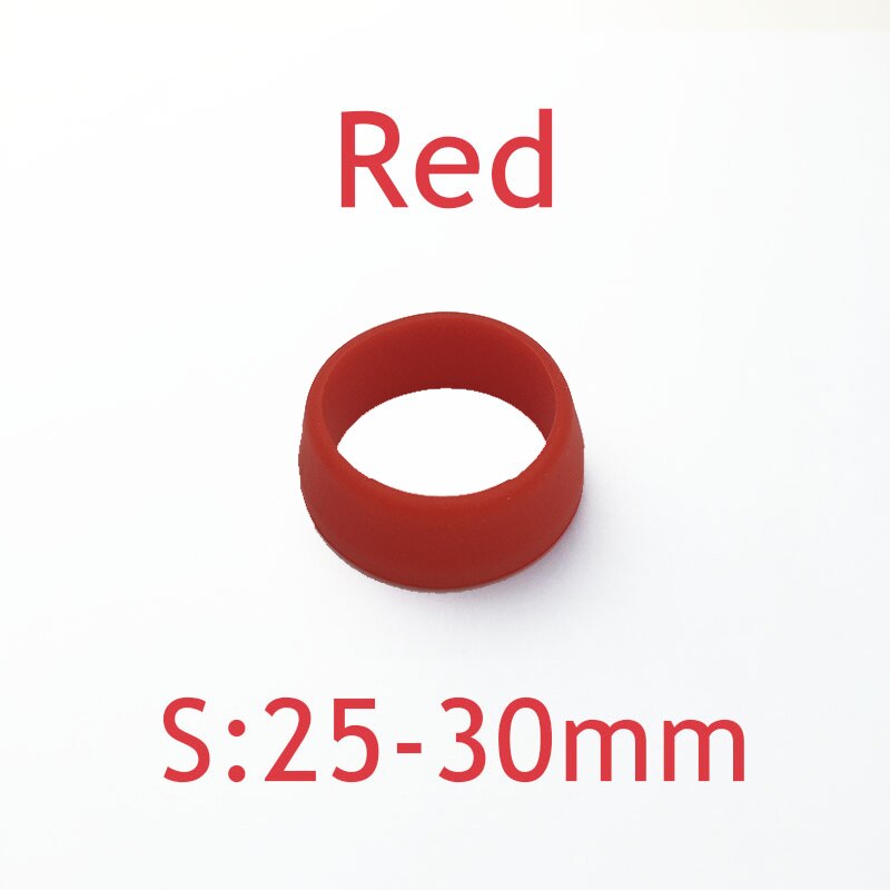 RISK Waterproof Silicone Ring Gasket for Bicycle Seatpost Protection MTB Mountain Road Bike Seat Post Dustproof Cover Washer: Red S