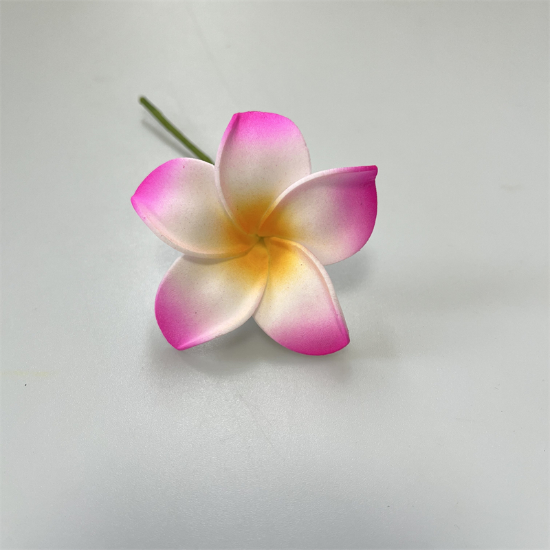 12 piezas de pinzas para el cabello de flores de Plumeria hawaiana, tocados de flores de espuma de playa de 2,4 pulgadas para accesorios para de boda: Lavanda