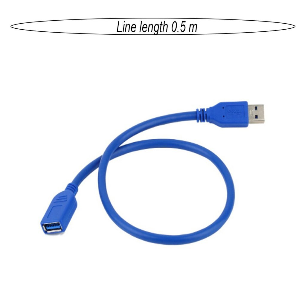 Câble d'extension USB 0.5 A mâle vers USB 1.5 femelle, 3.0 M/1M/3.0 M, adaptateur de données