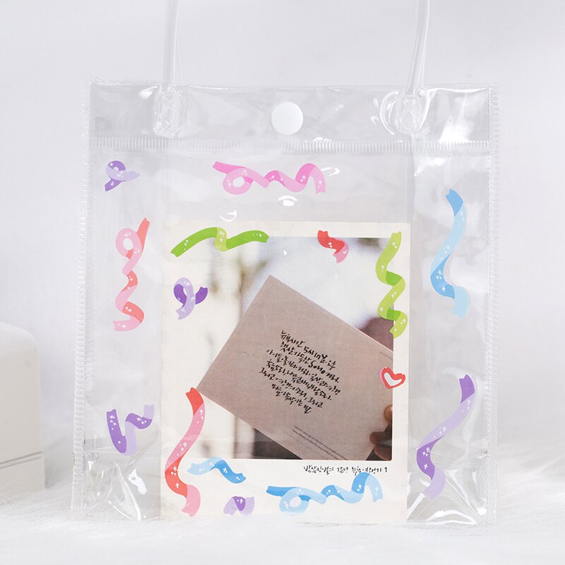 6Kinds Cute Rainbow Ribbon stickers DIY scrapbook base collage diary happy plan mobile computer sealing decoration sticker