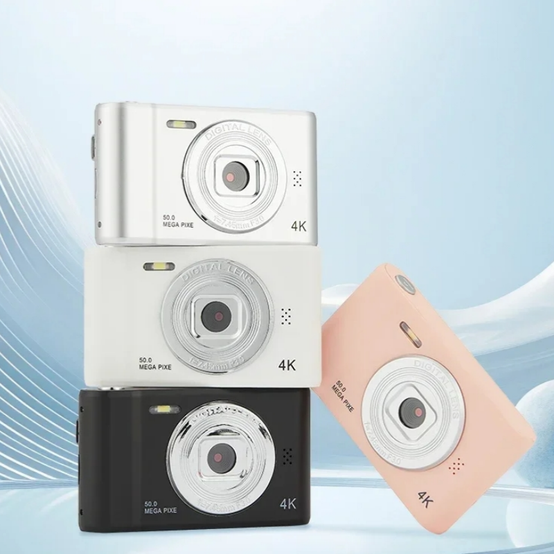 Xiaomi-cámara Digital 4K Retro CCD, tarjeta portátil, cámara de nivel de entrada, cámara Dual Flash, 50 millones de píxeles, enfoque automático