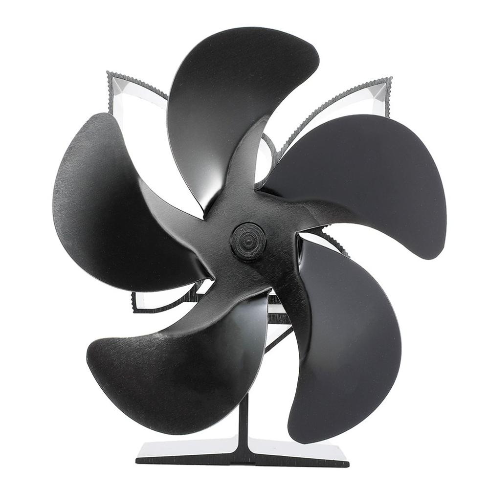 5 Blades Haard Warmte Aangedreven Kachel Fan Thermodynamische Self-Powered Rustig Thuis Haard Ventilator Efficiënte Warmteverdeling