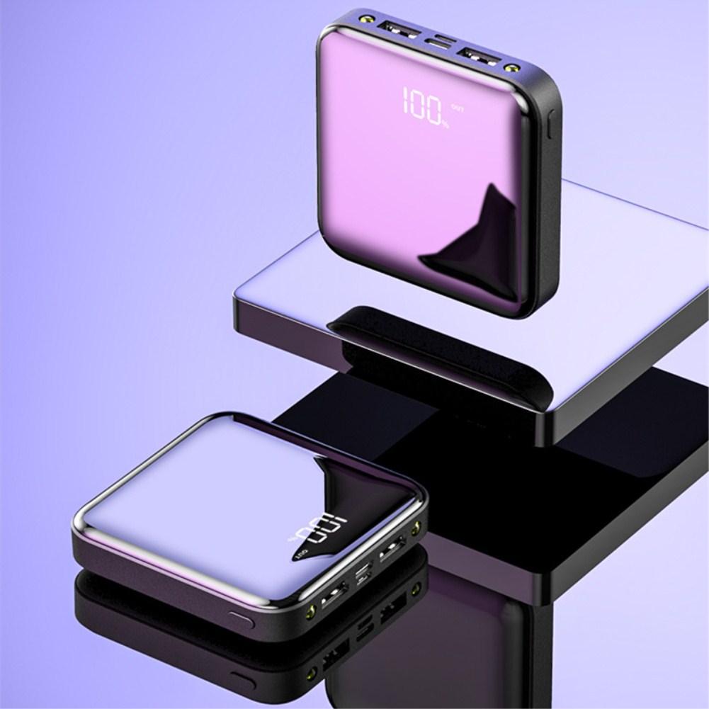 Power Bank 20000mah Large Capacity Portable Thin Digital Battery Charger Mobile Power With Digital Electric Quantity Display