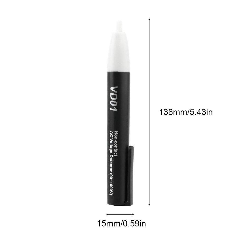 Berøringsfri  ac90 ~ 1000v elektrisk spændingsdetektor tester sensor pen stick led ul