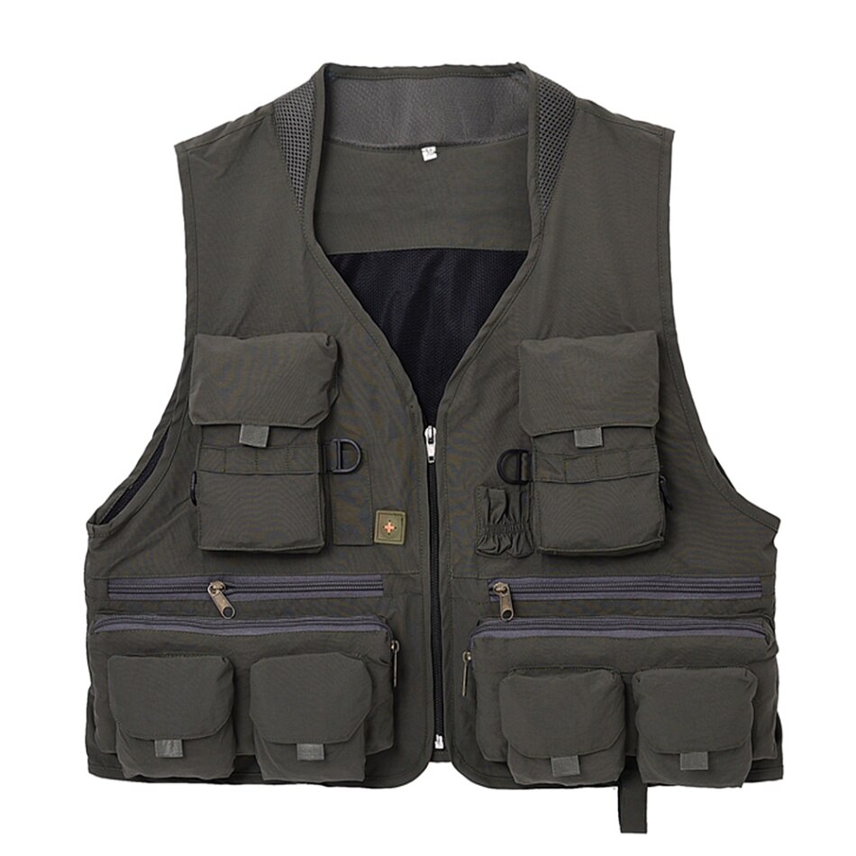 Lixada Outdoor Vissen Vest Mouwloze Mesh mannen Wa... – Grandado