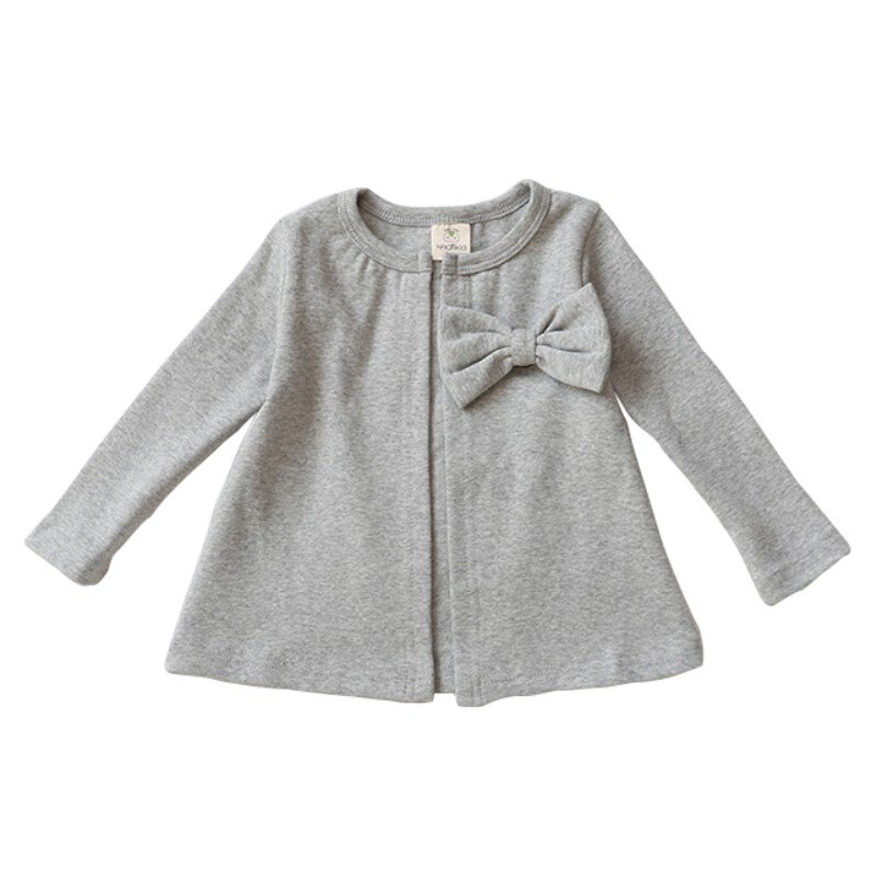 Herbst kinder jungen mädchen warme jacke freizeit jacke frühling Baby Baumwolle Bogen Schlepptau Dekoration Mantel
