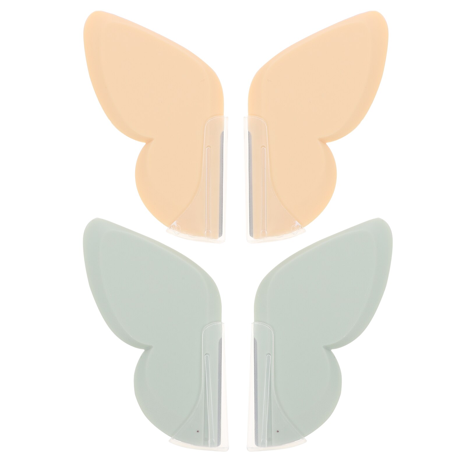 4Pcs Razor Trimmer Gezichtshaar Trimmer Make-Up Tool: Assorted Color 1