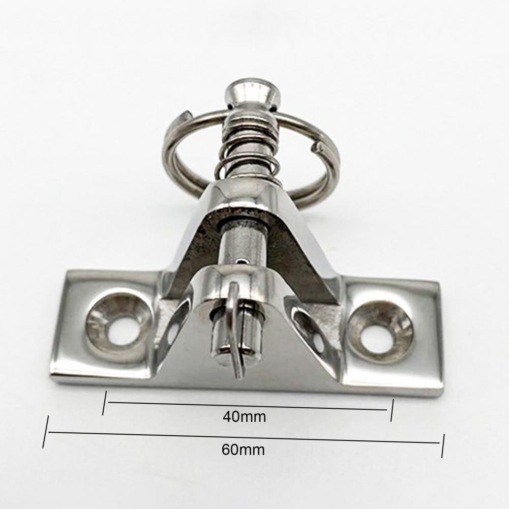 Bisagra de cubierta para asiento de barco, cubierta de asiento en forma de montaña de acero inoxidable de alta densidad 316 positivo, hardware marino para Kayak y yate, 1 unidad