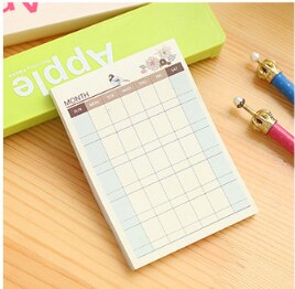 60Sheets Desktop Plan Book Notepad Sticky Note Tearable Notes Book Schedule Note Paper: Coffee