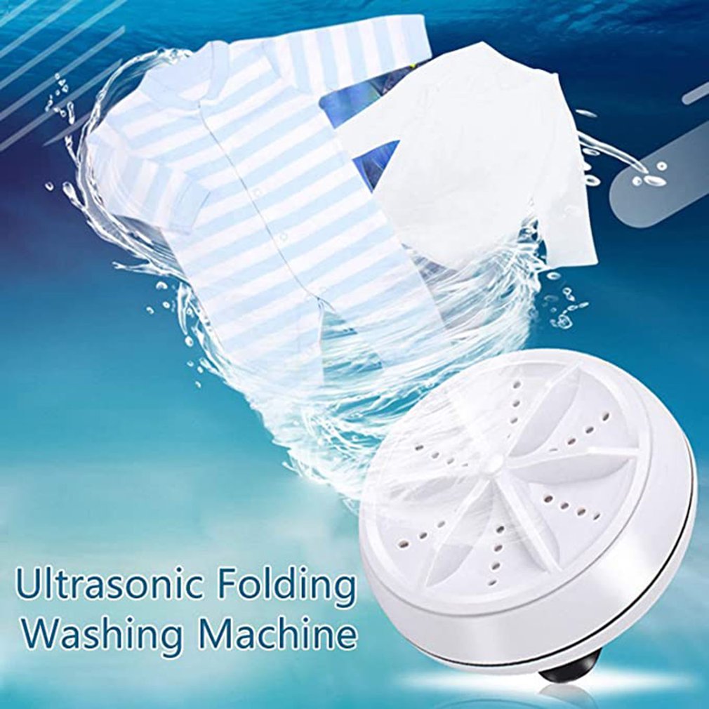 Foldable Washing Machine Portable Bucket Washer Mini Turbo Washing Machine Sonic Mini Turbine Washer For Bra Lingerie Laundry
