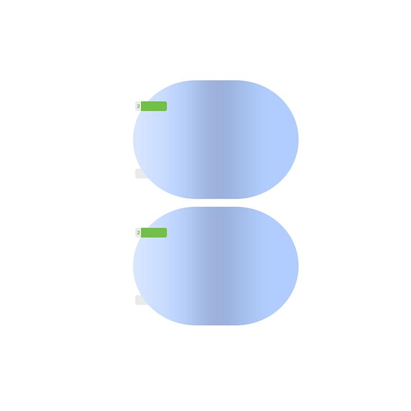 2PCS Anti-fog Car Mirror Window Clear Film Anti Waterproof Rainproof Car Rearview Mirror Protective Film Car Sticker