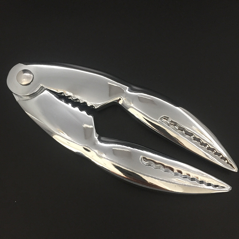 Seafood Tongs Zinc Alloy Crab Claw Shaped Tongs Cooking Food Clamp Kitchen Tools for Lobster Crab Shrimp Seafood Tools