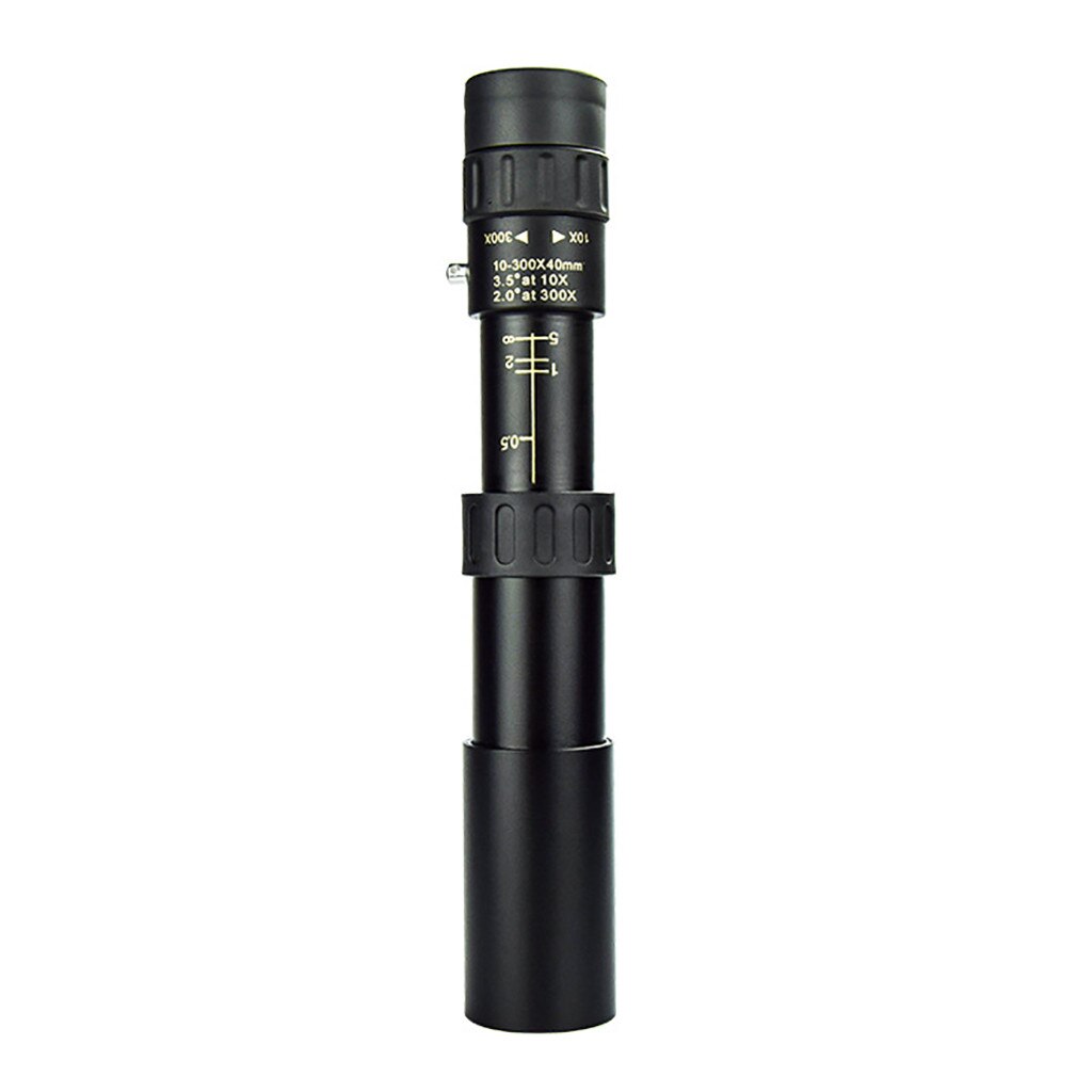 4K 10-300X40mm Super Telephoto Zoom Monocular Telescope Portable Dual Focus Monocular Telescope