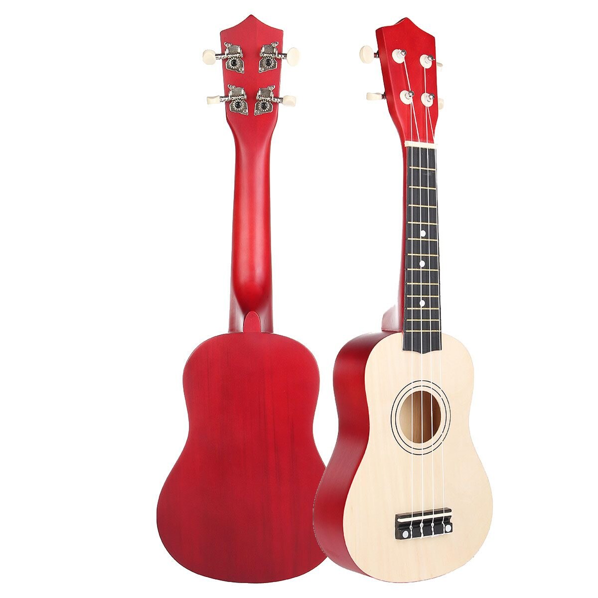 21 inch Ukulele Soprano 4 Strings Hawaiian Guitar Ukulele Basswood Guitar Uke Kids Musical Instruments for Music Beginner