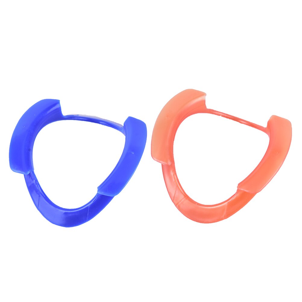 2 farver blå orange intraorale tandblegning kind læberetraktor o-form mundåbner 70*65.5*12mm