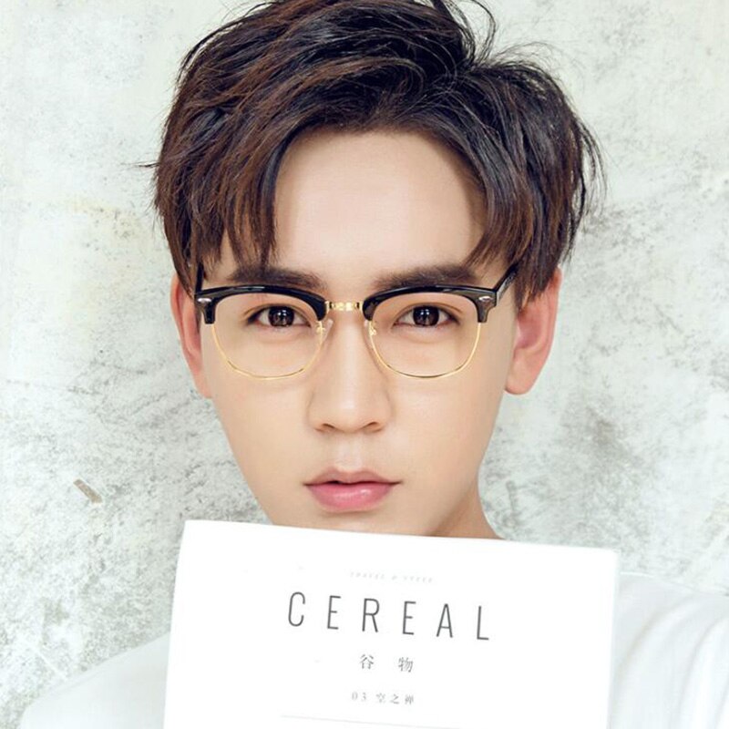 RBENN Anti Blue Ray Computer Glasses Men Women Blue Light Blocking Eyeglasses Classic Rivet Optical Frame Gaming Eyewear Male