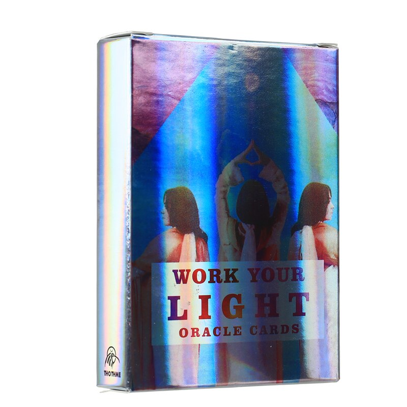 Tarot Kaarten Crystal Angel Tarot Oracle Kaarten Oracle Card Board Deck Games Palying Kaarten Voor Party Game: work your light