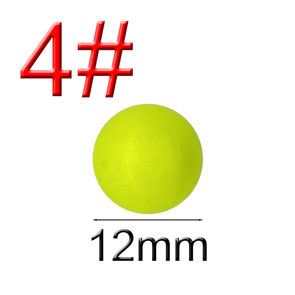 1 # -10 # EPS Float Ball Foam Ball Opvallende bonen Gemodificeerde Float Ball Float Sferische boei Vistuig Heldere kleuren: Oranje