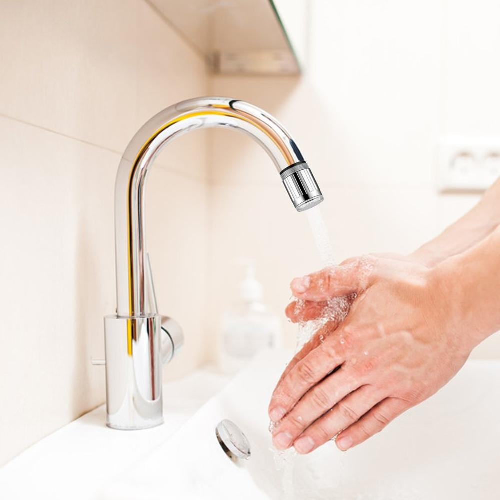 Led Kraan Licht Tap Nozzle Rgb 7 Kleuren Knipperende Temperatuur Kraan Beluchter Waterbesparing Keuken Badkamer Accessoires