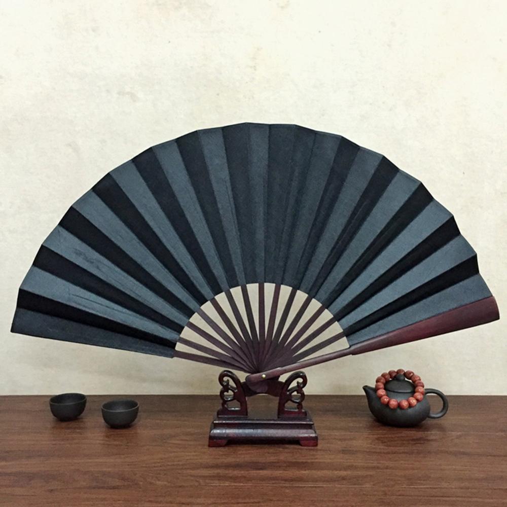 Brand White Blank Spun Folding Fan Chinese Art Paper Red Black Fan DIY Painting Drawing Fans Early Education Drawing Fans