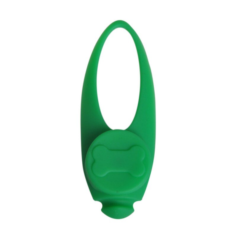 Pendentif de collier lumineux pour animal de compagnie, étiquette de chien, lumineux dans la nuit, sécurité, fourniture pour animaux de compagnie: green