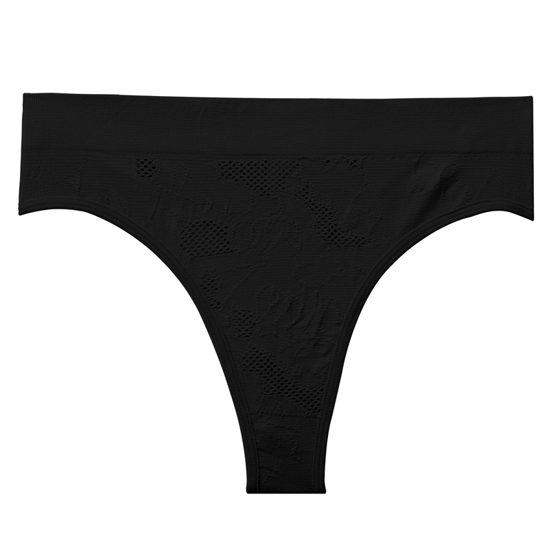 Fintoo Kanten Slipje Voor Vrouwen Dames Sexy Low Rise Thongs Slips Ondergoed Brazilië Panty Vrouwelijke Ademend Intimates Lingerie: Black Thongs / L