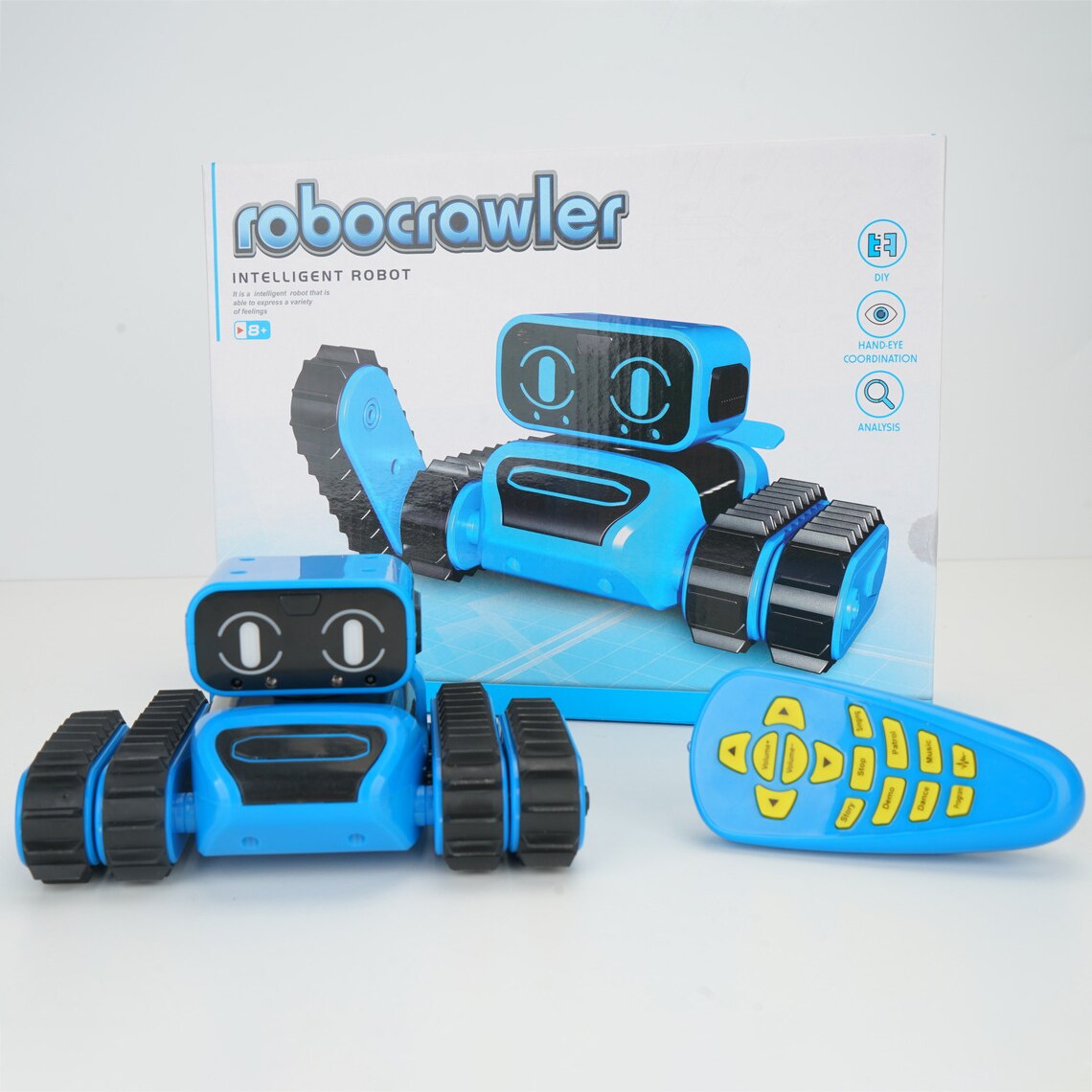 STEM DIY RC acrobatica Robot intelligenza evitamento programmazione gesto induzione segui giocattoli educativi Robot intelligenti artificiali: Remote Version