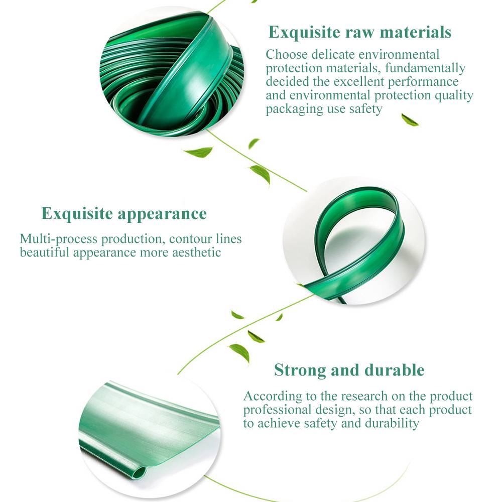 Ruoho reunus aidan vyö 5m pe puutarha nurmikon reunus kivi lsolation polku este puutarhanhoito puutarha patio viherryyö