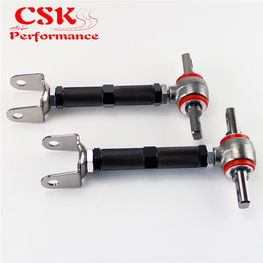 2pcs Rear Camber Control Arm Kit For 01-05 Civic EM EP3/02-06 Acura RSX DC5 BK