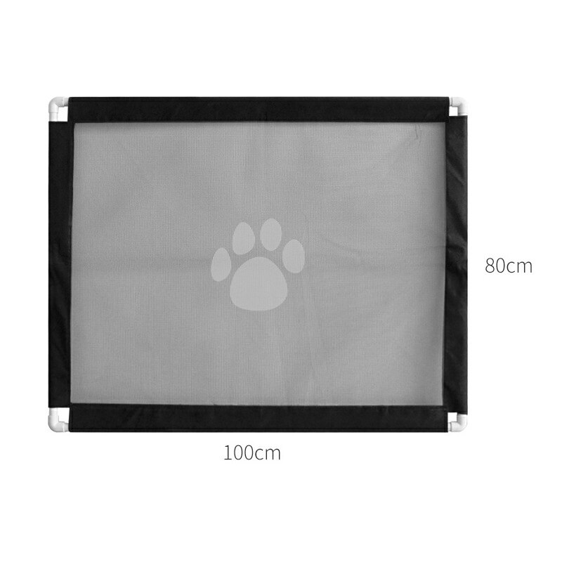 Dog Cat Fences Portable Kids Fence Pets Safety Door Guard Indoor Outdoor Safety Isolation Network Pet Gate Enclosure: Default Title