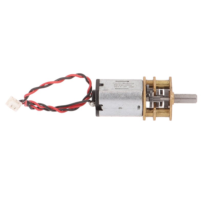 Motor reductor de engranajes de Metal, 1 unidad DC 3V-12V 60RPM, velocidad lenta, Micro N20