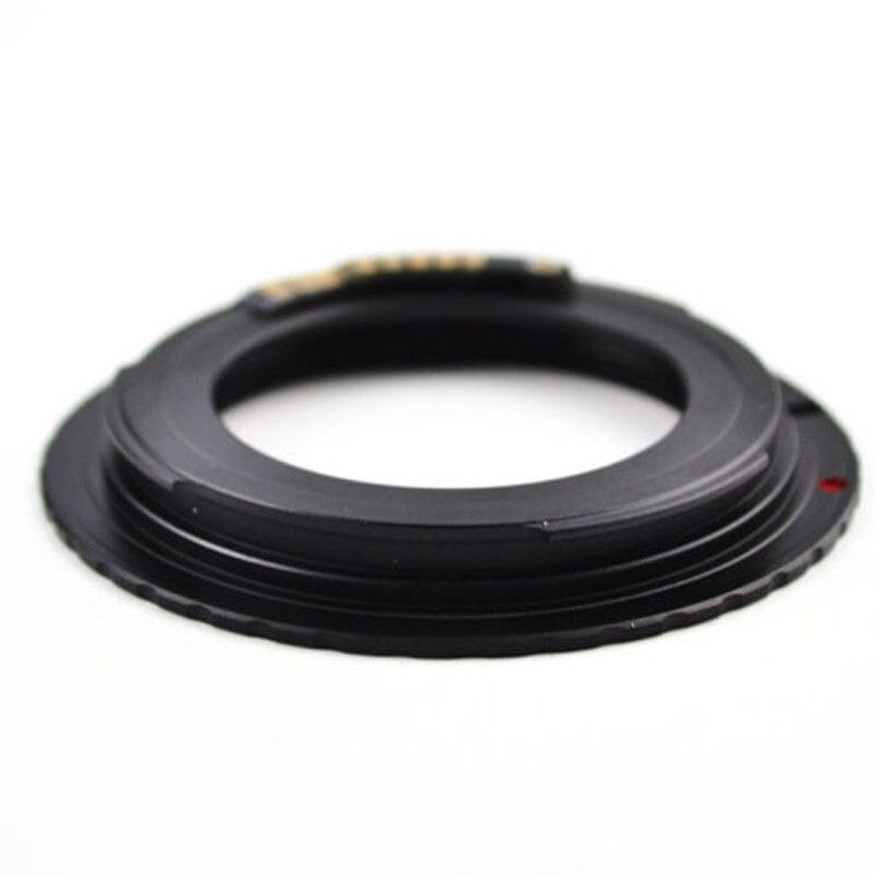 Lens Adapter Black For M42 Chips Lens to Canon EOS EF Mount Ring Adapter AF III Confirm