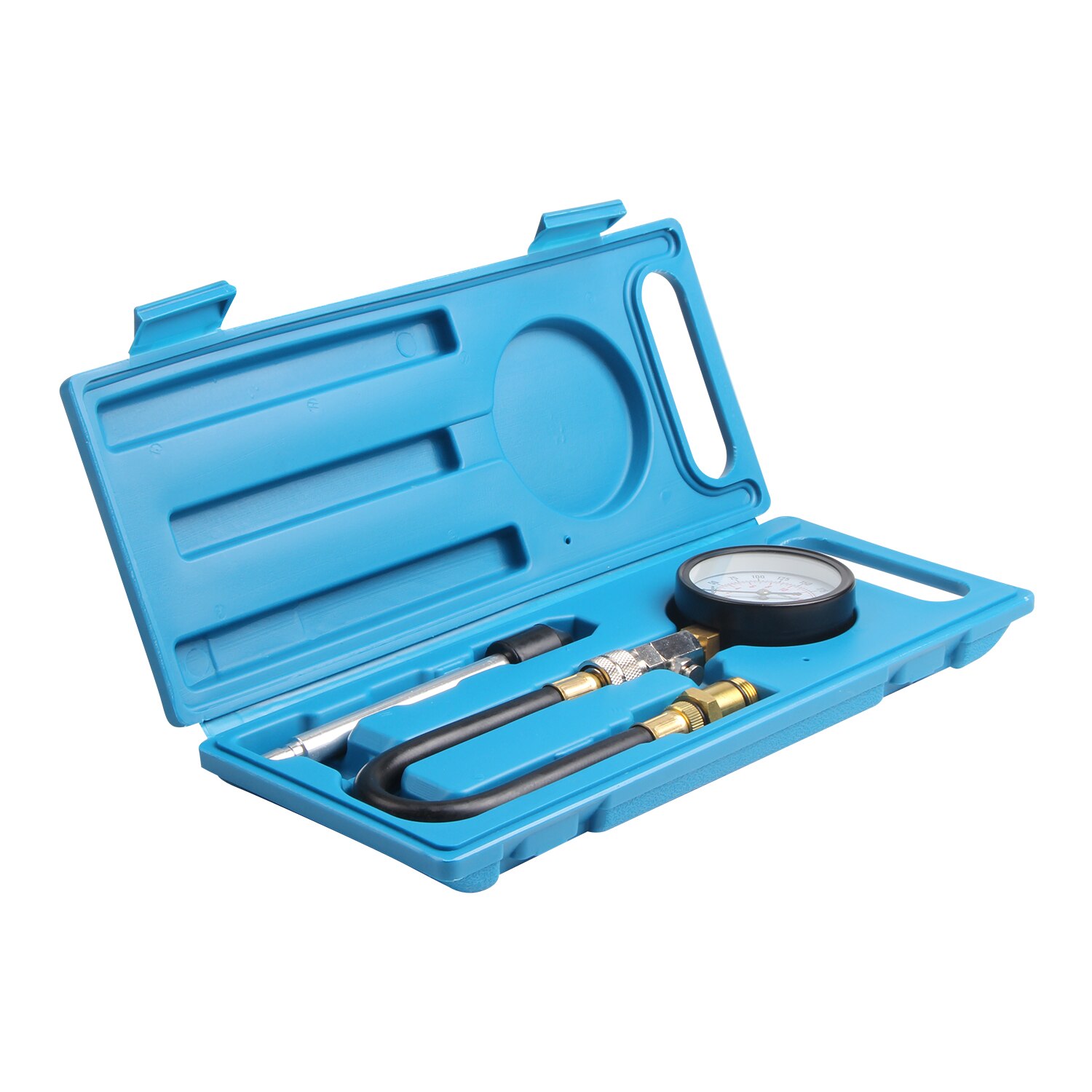 2 st bensinmotor cylinder kompression tester kit bil verktygsmätare