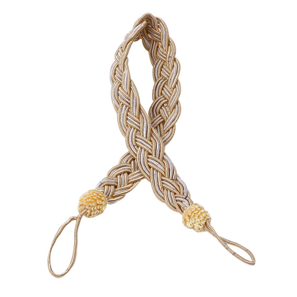 Raambinder huis & woondecoratie gordijnbinder touw gevlochten gevlochten touw gevlochten: 7 geel