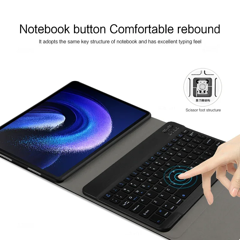 Tablets Keyboard Case For Huawei MatePad 11.5 Teclado Keyboard Cover For Huawei MatePad 11.5 Pencil Holder Funda
