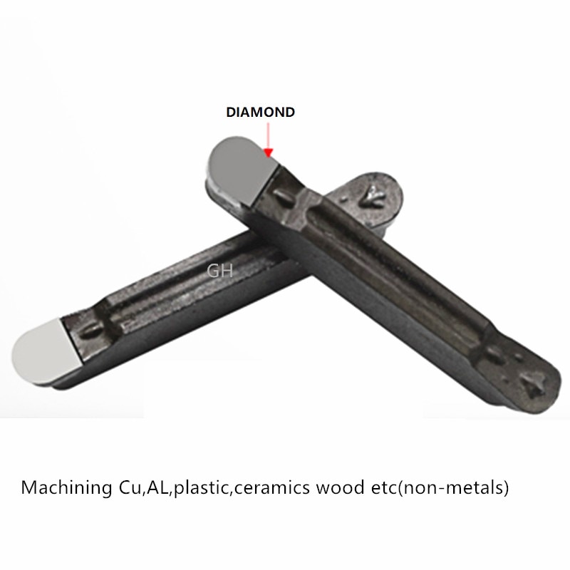 Diamond cnc insert groove cutter Ball tip grooving tool MRMN200 mrmn250 MRMN300 400 CBN Carbide Milling Inserts PCD for aluminum