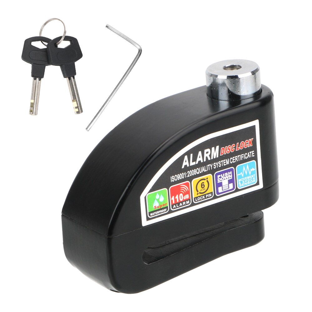 LEEPEE For Bicycle Motorcycle Moto Disc Brake Lock Bike Lock Security Anti-theft Lock Waterproof Motorcycle Alarm Lock