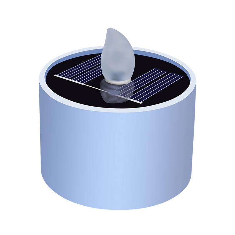 Lampe chauffe-plat solaire à LED, étanche, scintillante, crépuscule pour favoriser, sans flamme, ci-après, camping, maison, bars, 73 boutique