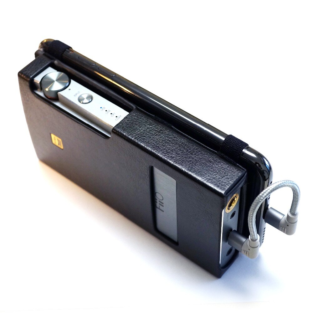 Nuevas de cuero caso para FiiO Q5 o Q5S AMP agrupación caso