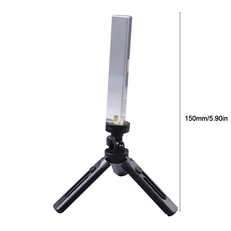 K9 Optical Glass Triangular Prism Stand Photography Triangular Prism 1/4 Thread