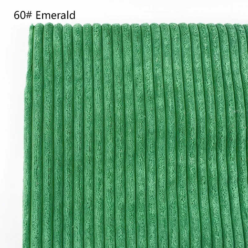 50/100*150 cm striped cotton cord fabrics for sofa cushions, plush toys, decorative cloth, garments, home textiles, diy sewing material: 6 yards / Fluorescent yellow